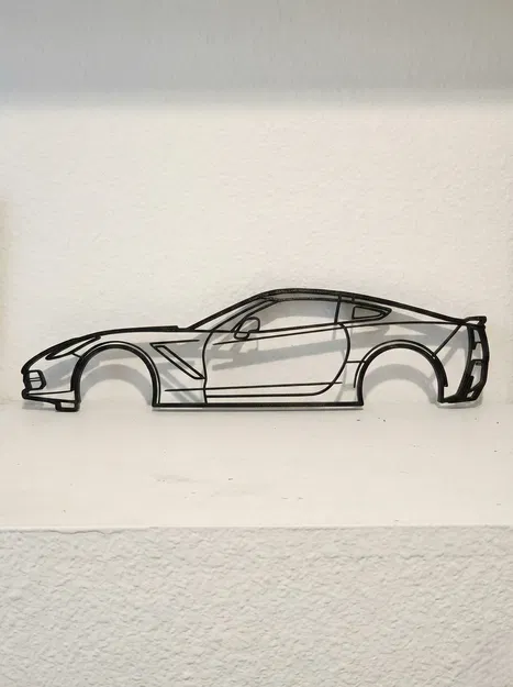 Tranh treo tường Chevrolet C7 Corvette - Image 2