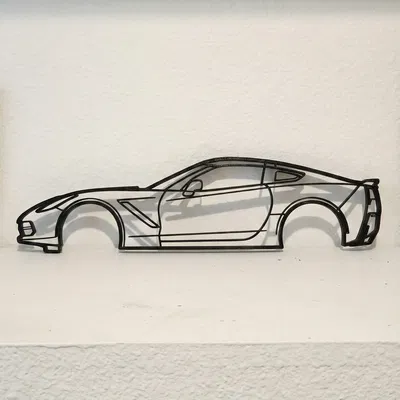 Tranh treo tường Chevrolet C7 Corvette