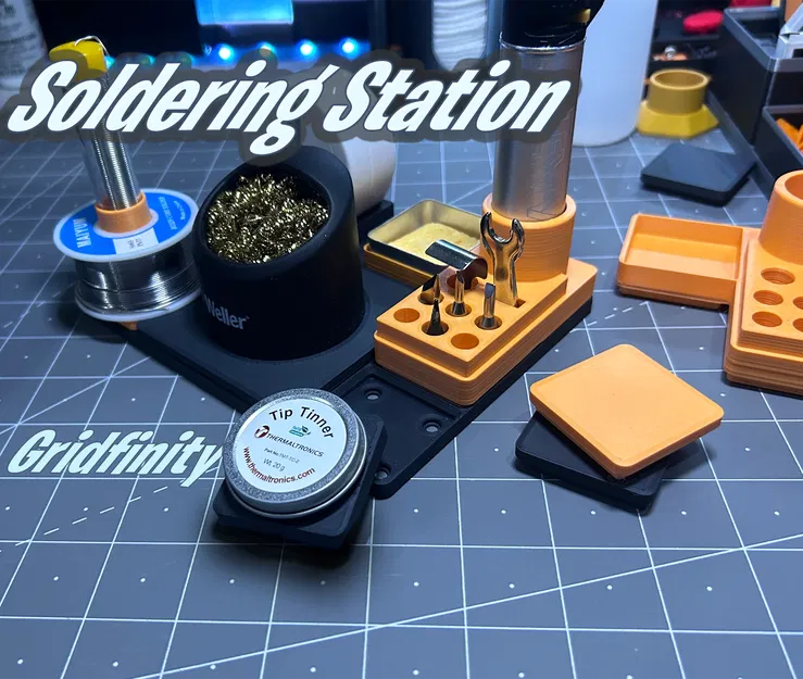 Trạm Hàn - Gridfinity (Soldering Station - Gridfinity) - Image 1