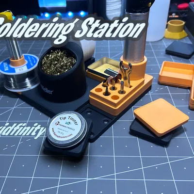 Trạm Hàn - Gridfinity (Soldering Station - Gridfinity)