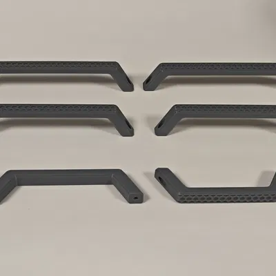 Tay nắm tủ lục giác hiện đại | Cỡ lớn (100–150mm)