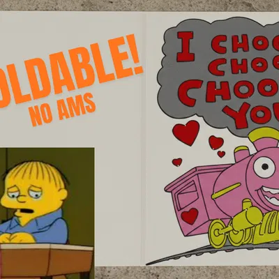 Choo - choose you! | Post Card Valentine