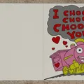 Choo - choose you! | Post Card Valentine - Thumbnail 2