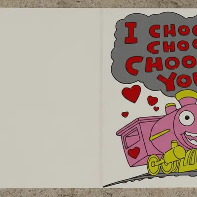 Choo - choose you! | Post Card Valentine
