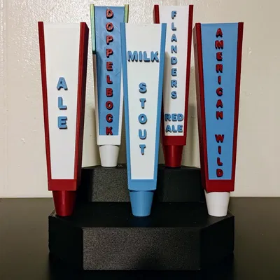 Tay Cầm Vòi Bia Tuỳ Biến với Plate Thay Đổi Được