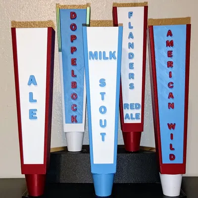 Tay Cầm Vòi Bia Tuỳ Biến với Plate Thay Đổi Được