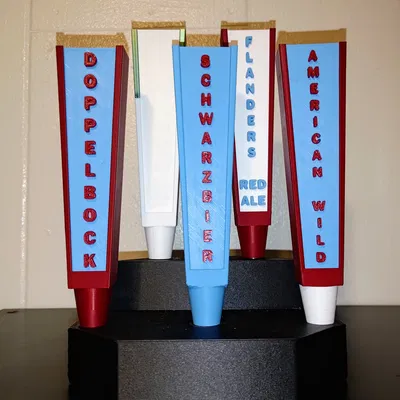 Tay Cầm Vòi Bia Tuỳ Biến với Plate Thay Đổi Được