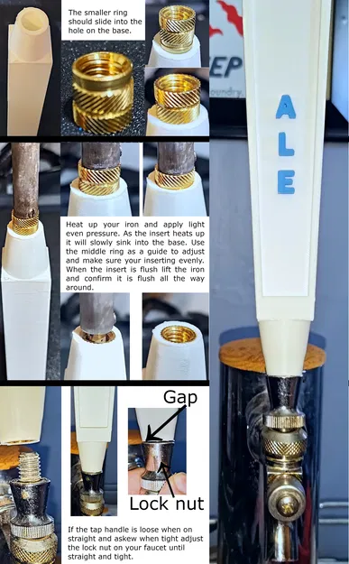 Tay Cầm Vòi Bia Tuỳ Biến với Plate Thay Đổi Được - Image 5