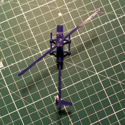 Robinson R44 Kit Card – Mô hình trực thăng lắp ráp để in 3D