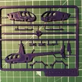 Robinson R44 Kit Card – Mô hình trực thăng lắp ráp để in 3D - Thumbnail 3