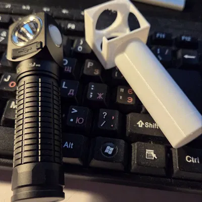 Convoy H2 diffuser v2 – chụp tán sáng cho đèn pin (in 3D)