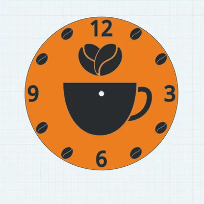 Đồng Hồ Treo Tường Coffee Love