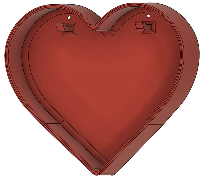 Hộp đựng chìa khóa treo tường hình trái tim (Heart Keybox wall mount) - Image 1