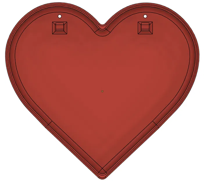 Hộp đựng chìa khóa treo tường hình trái tim (Heart Keybox wall mount) - Image 2