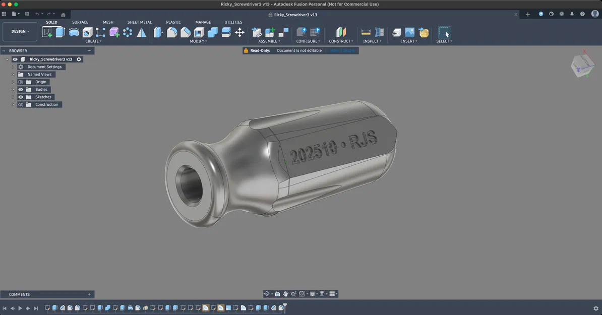 Tay cầm tua vít mini (Mini Screwdriver Handle) - Image 1