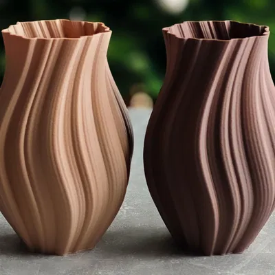 Wellen-Vase – Thiết kế sóng gợn sạch, tối giản