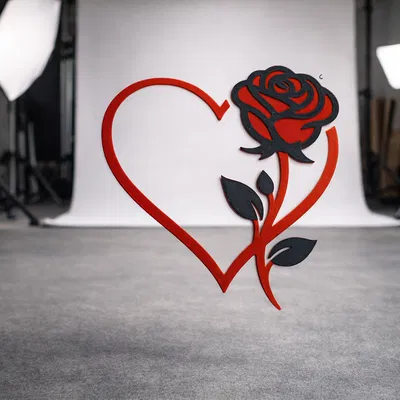 Quà tặng tình yêu Trái tim và Hoa hồng