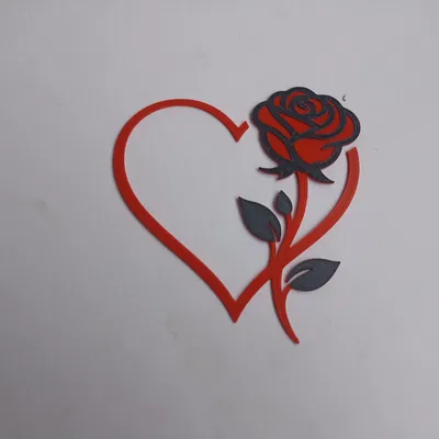 Quà tặng tình yêu Trái tim và Hoa hồng