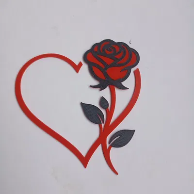 Quà tặng tình yêu Trái tim và Hoa hồng