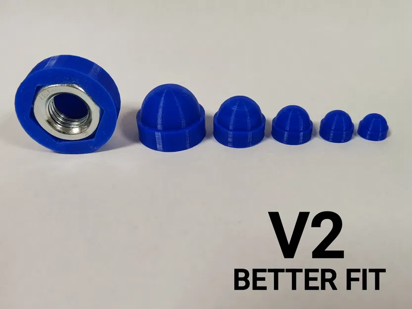 Nắp Chụp Đai Ốc Dạng Vòm V2 | Vừa Khít Chuẩn (M3–M16) - Image 1