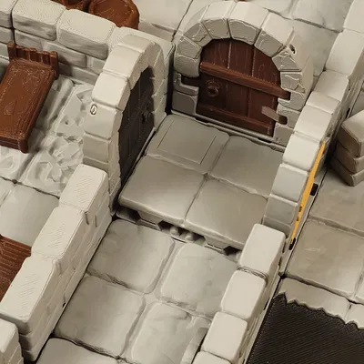 Cửa Dungeon Masterful Dungeons - Bản Lề Hoạt Động