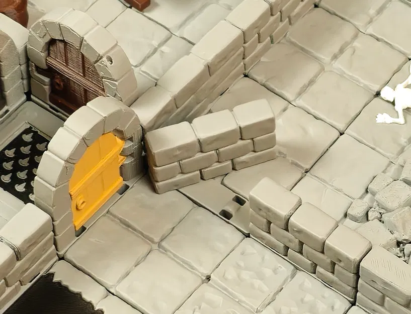 Cửa Tường Bí Mật Masterful Dungeons (Secret Wall Door) - Image 1