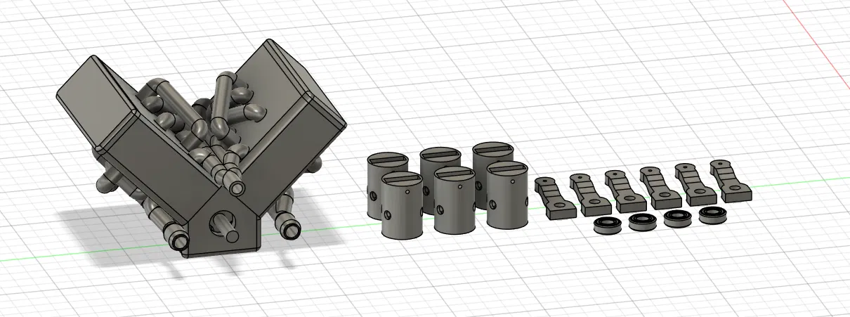 Động cơ V6 (khí nén) - Image 1