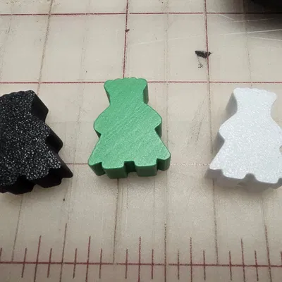 Meeple đối xứng cho Kingdomino hoặc Queendomino