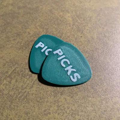 Vicks Guitar Pick (Pick đàn guitar hình logo Vick's)
