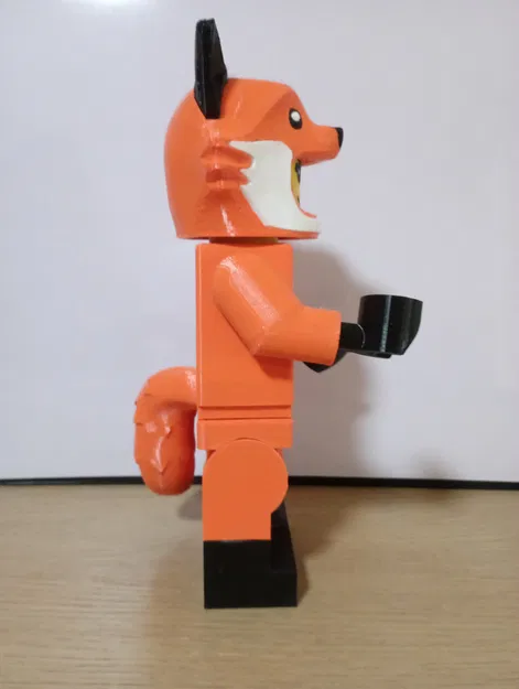 Bé Gái Mặc Đồ Cáo – Minifig Khổng Lồ (Fox Costume Girl Giant Minifig) - Image 2