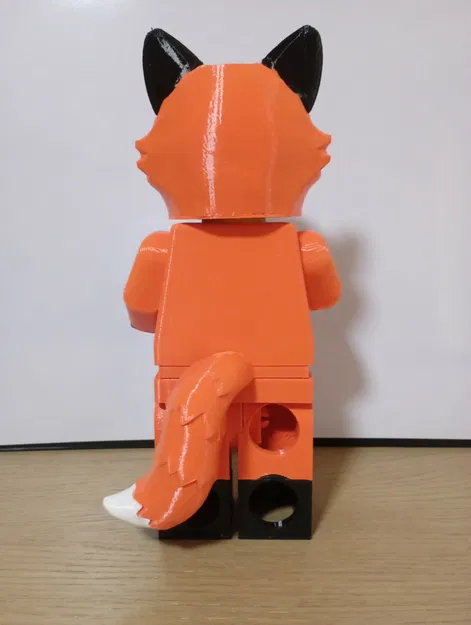 Bé Gái Mặc Đồ Cáo – Minifig Khổng Lồ (Fox Costume Girl Giant Minifig) - Image 5