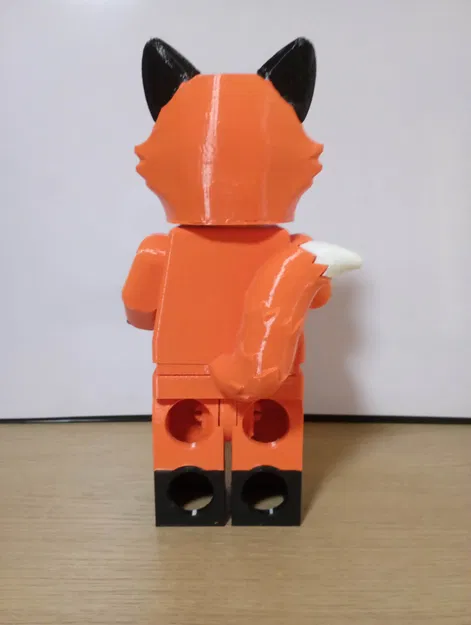 Bé Gái Mặc Đồ Cáo – Minifig Khổng Lồ (Fox Costume Girl Giant Minifig) - Image 6