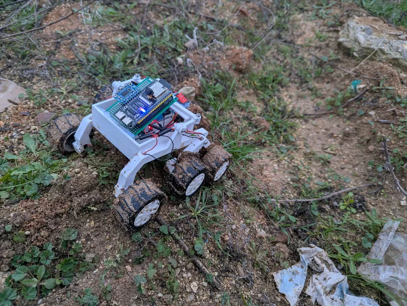 Papaya Pathfinder Mini - Rover ESP32 mã nguồn mở - Image 2