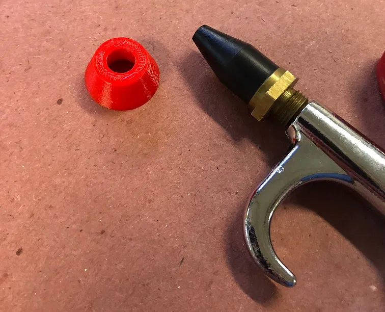 Adapter Đầu Blow Gun Air Compressor (Rubber Tip) sang Boston Valve - Image 2