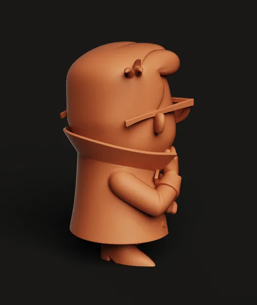 Cậu Bé Thiên Tài Khoa Học | Tượng Fan Art Dexter | Miniature Cartoon Retro - Image 2