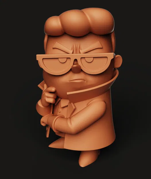 Cậu Bé Thiên Tài Khoa Học | Tượng Fan Art Dexter | Miniature Cartoon Retro - Image 4