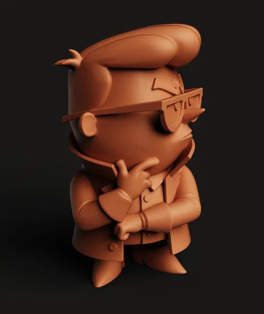 Cậu Bé Thiên Tài Khoa Học | Tượng Fan Art Dexter | Miniature Cartoon Retro - Image 5