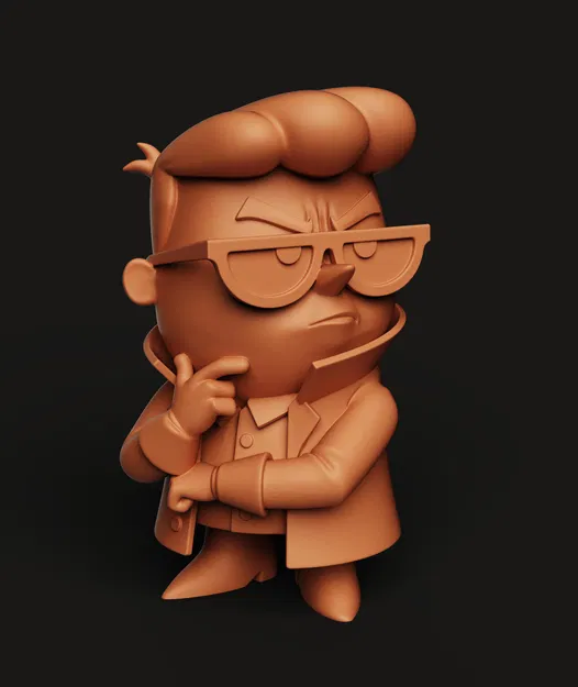 Cậu Bé Thiên Tài Khoa Học | Tượng Fan Art Dexter | Miniature Cartoon Retro - Image 6