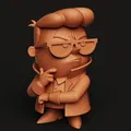 Cậu Bé Thiên Tài Khoa Học | Tượng Fan Art Dexter | Miniature Cartoon Retro - Thumbnail 6