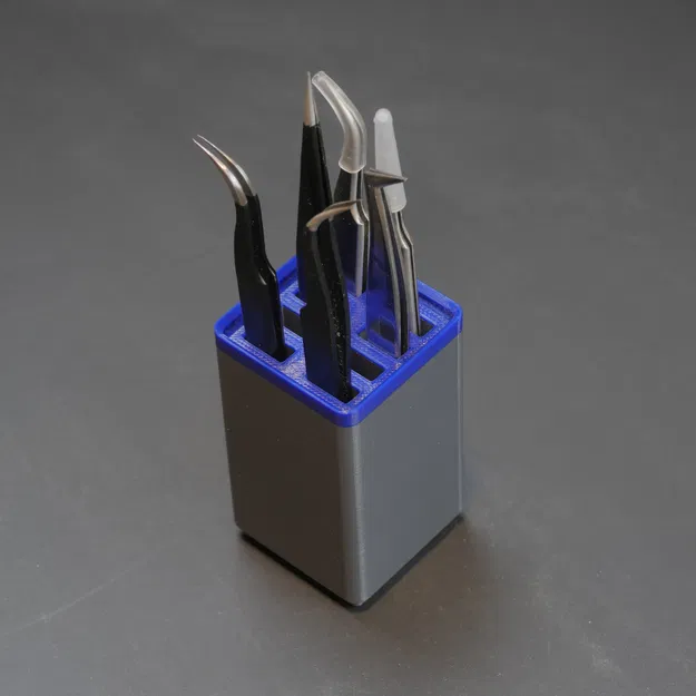 Khay Gridfinity 1x1 để nhíp (Gridfinity 1x1 Tweezers Bin) - Image 1