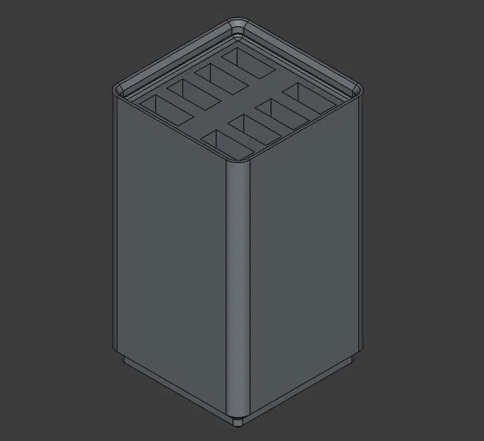 Khay Gridfinity 1x1 để nhíp (Gridfinity 1x1 Tweezers Bin) - Image 4