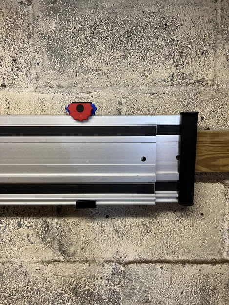 Giá Treo Tường Thanh Dẫn Cưa Ray 2 Rãnh (Double Track Saw Guide Rail Wall Mount) - Image 1