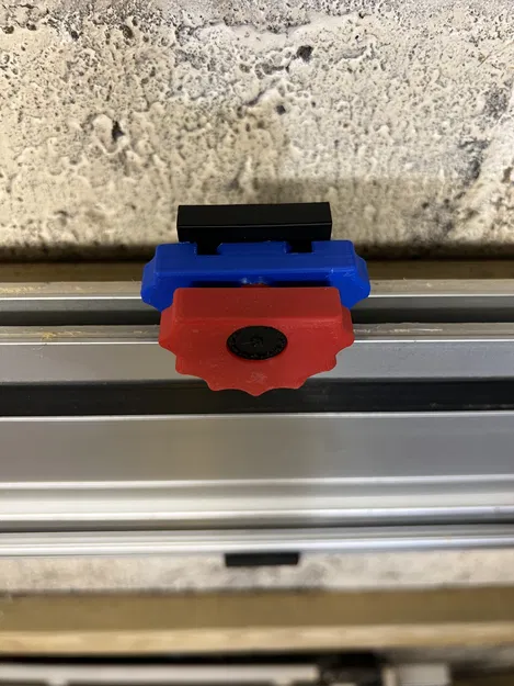 Giá Treo Tường Thanh Dẫn Cưa Ray 2 Rãnh (Double Track Saw Guide Rail Wall Mount) - Image 2