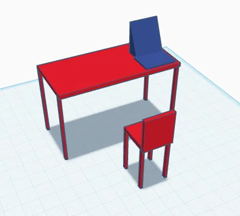 Bàn & Ghế (Chair & Desk) - Image 1