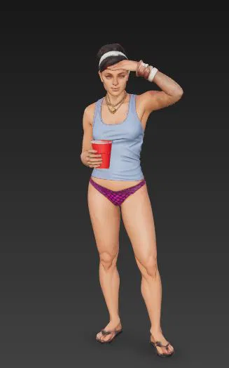 Nhân vật nữ GTA5 / Female Character from GTA 5 - Image 1