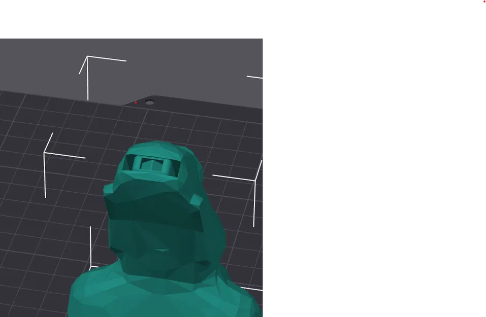 Moai low poly kèm còi (whisle) – phóng to 300% - Image 1