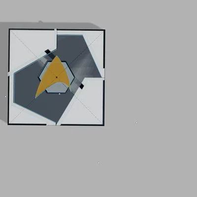 StarTrek Tile/Coaster 8" x 8"