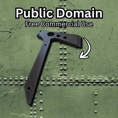 Prop Rìu Ném – Dễ In (Public Domain)