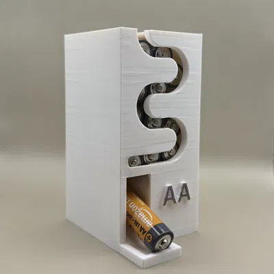 Bộ Nhả & Lưu Trữ Pin AA In 3D – Organizer Nhỏ Gọn