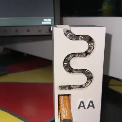 Bộ Nhả & Lưu Trữ Pin AA In 3D – Organizer Nhỏ Gọn